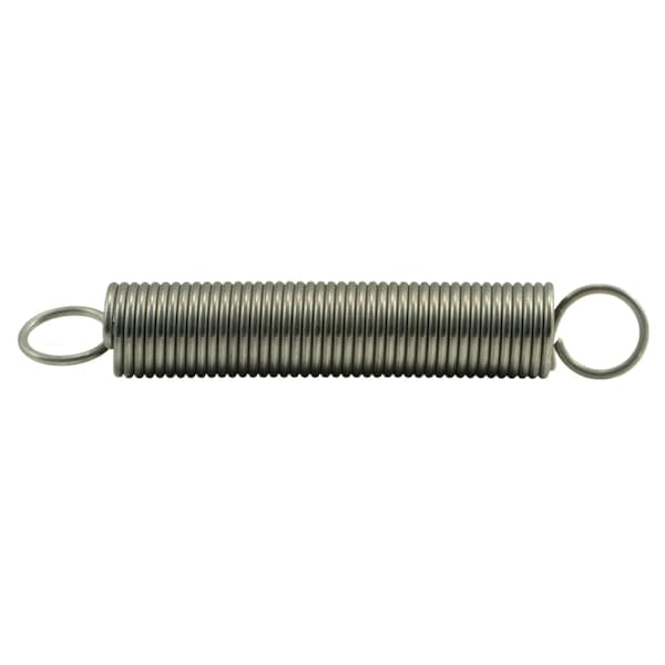 3/4" x 0.080" x 5" 18-8 Stainless Steel Extension Springs 2PK